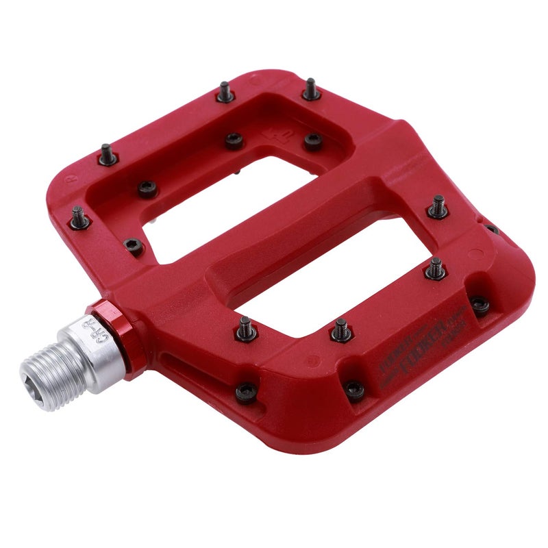 FOOKER MTB Pedals Mountain Bike Pedals 3 Bearing Non-Slip Lightweight Nylon Fiber Bicycle Platform Pedals for BMX MTB 9/16" - Image 1